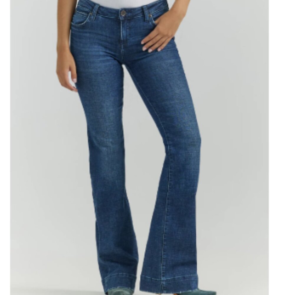 WRANGLER High-Rise Retro Bailey Trouser Jeans Size 5x32